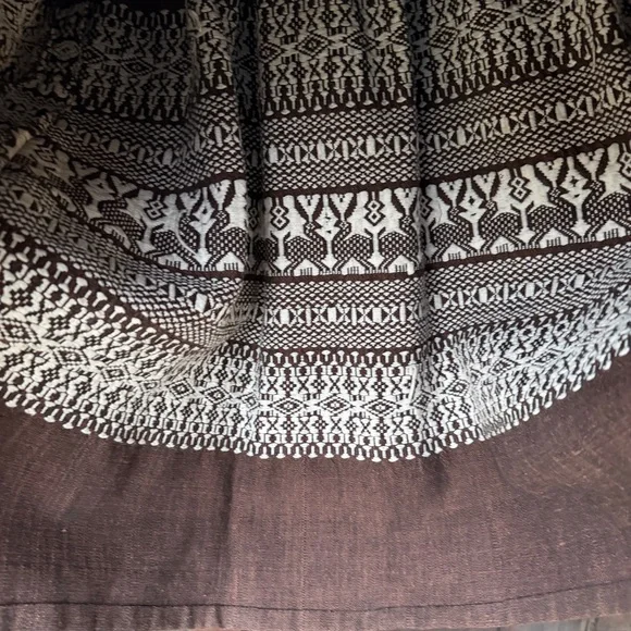 Vintage Woven Ethnic Embroidered Guatemalan Skirt - Picture 9 of 9